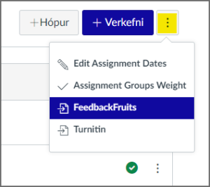 FeedbackFruits verkefni stofnað