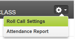Roll call settings