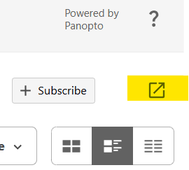 open the Panopto server