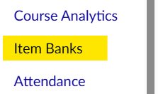 item banks