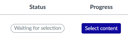 select content